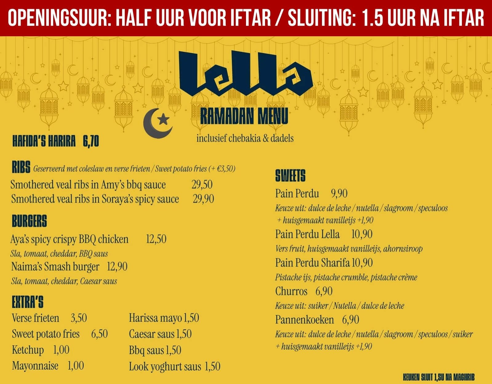 Ramadan Menu